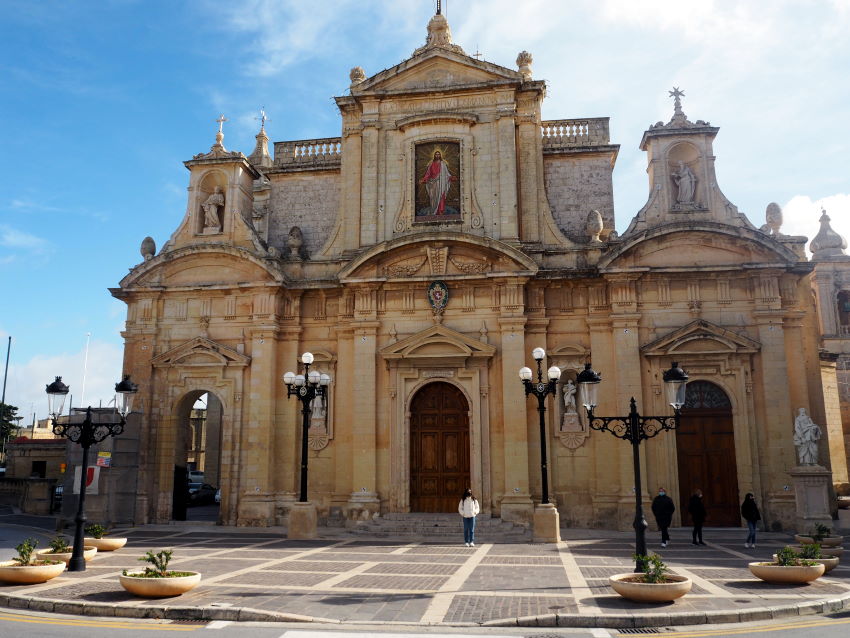 Façana de l'església de St. Paul (Rabat)