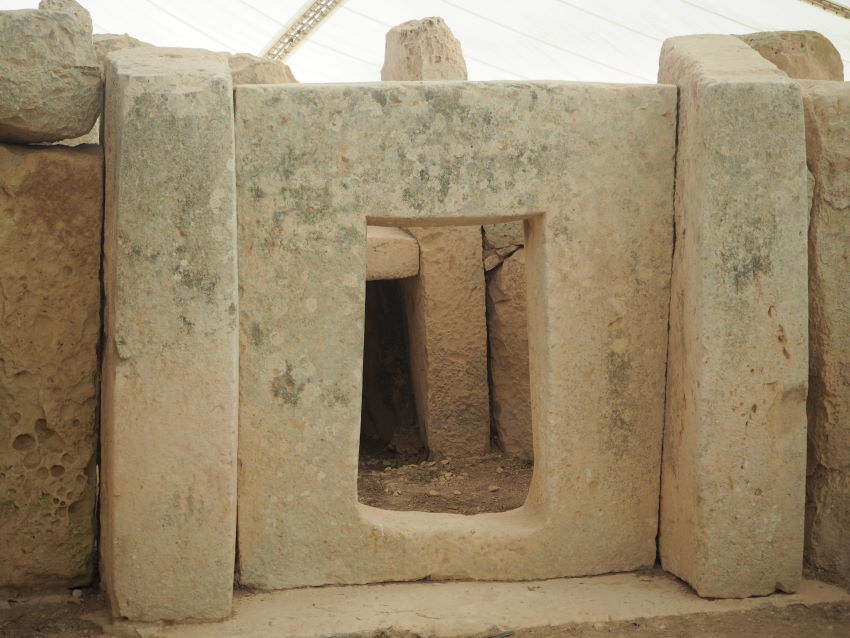Imatge del complex megalític de Mnajdra