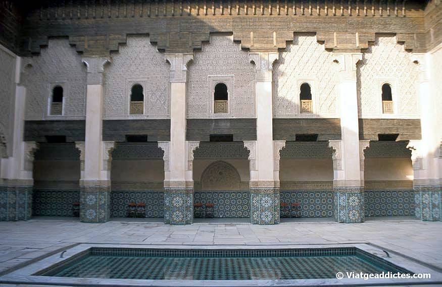 Interior de la madrassa Ali ben Youssef (Marràqueix)