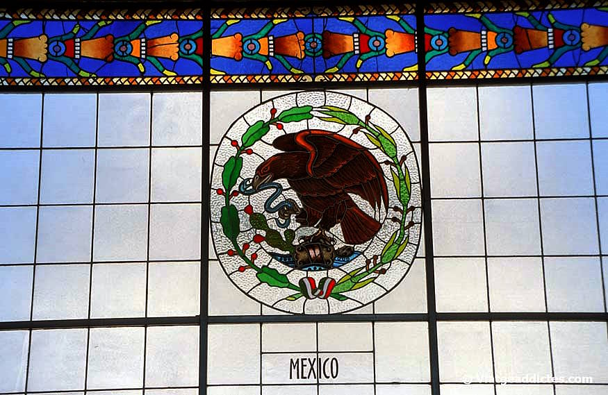 Vidriera del castillo de Chapultepec (Ciudad de México)