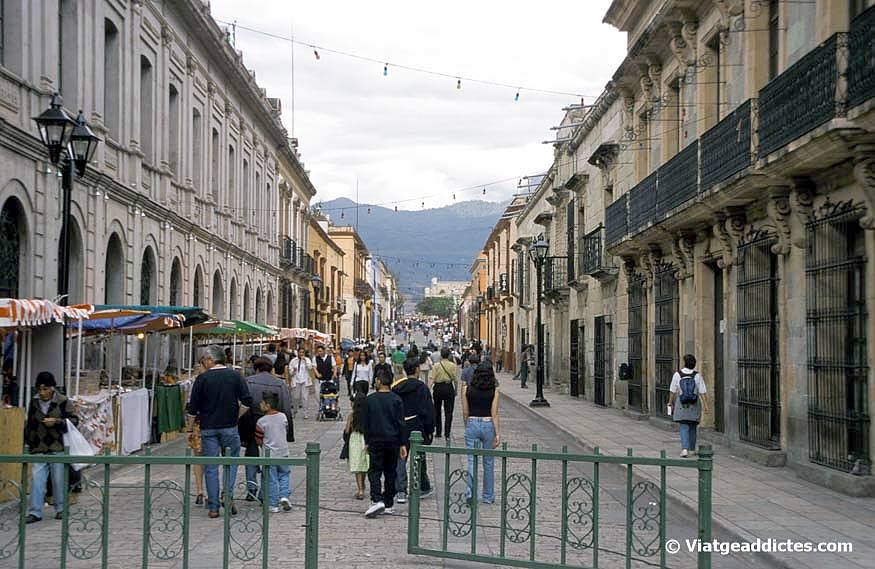 Calle del centro histórico de Oaxaca