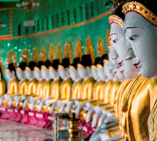 Temple als voltants de Mandalay