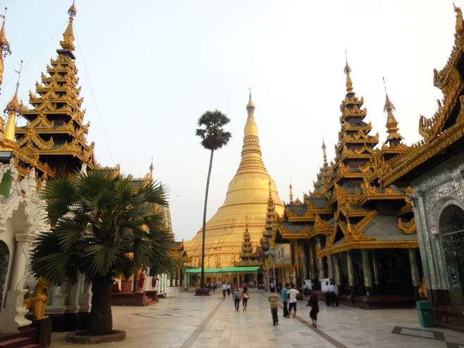 Imagen de la pagoda Shwedagon