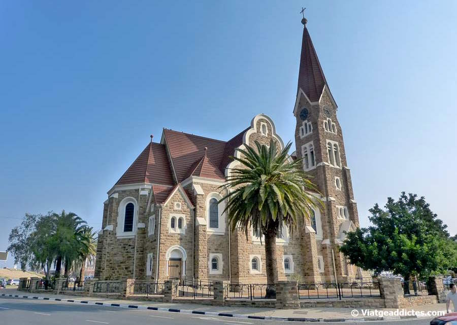 La bonica església de Kristuskirche, a Windhoek