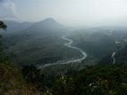 Río Seti en el valle de Pokhara