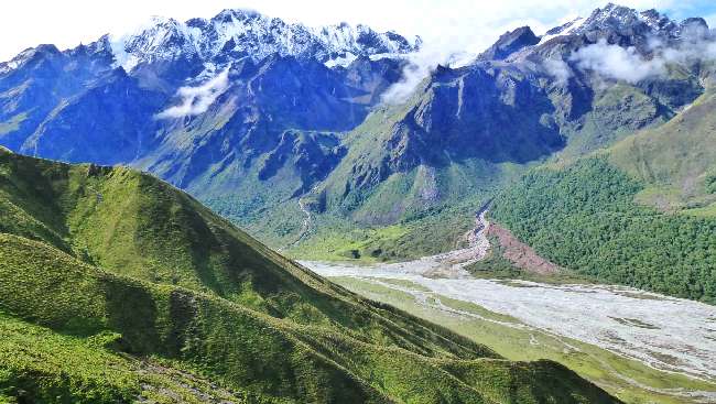 Impressionants vistes sobre la vall de Langtang 