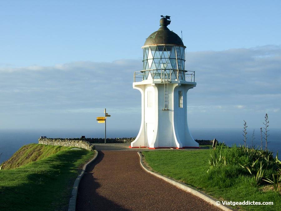 L'històric far de Cape Reinga (Cape Reinga, illa Nord de Nova Zelanda) L'històric far de Cape Reinga (Cape Reinga, illa Nord de Nova Zelanda)