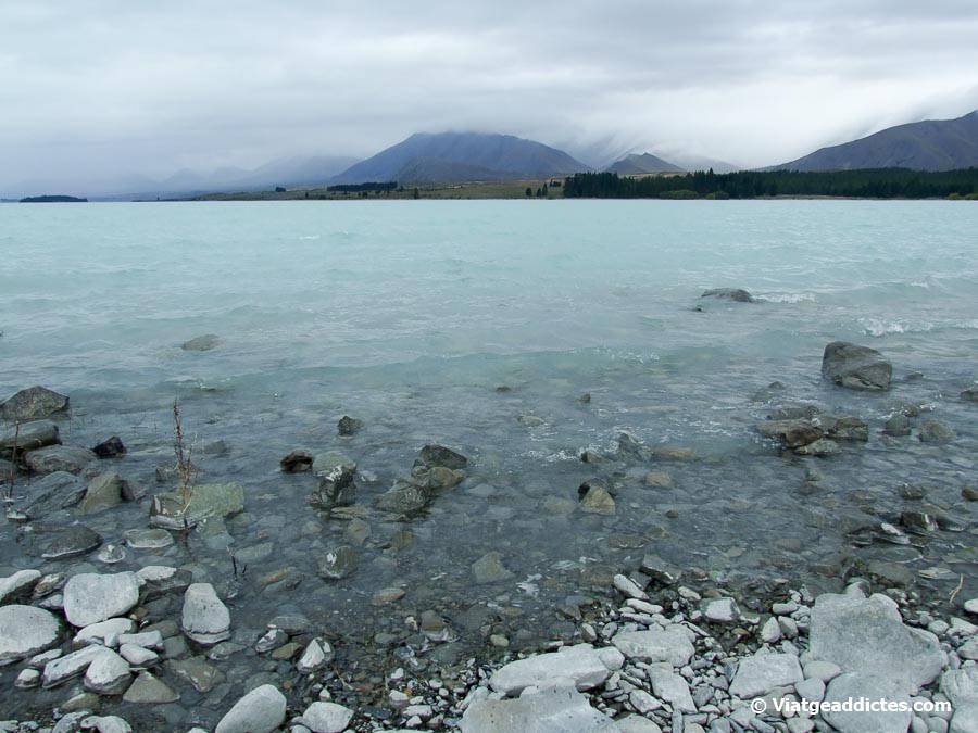 Imatge del llac Tekapo (Tekapo Lake, illa Sud de Nova Zelanda) Imatge del llac Tekapo (Tekapo Lake, illa Sud de Nova Zelanda)
