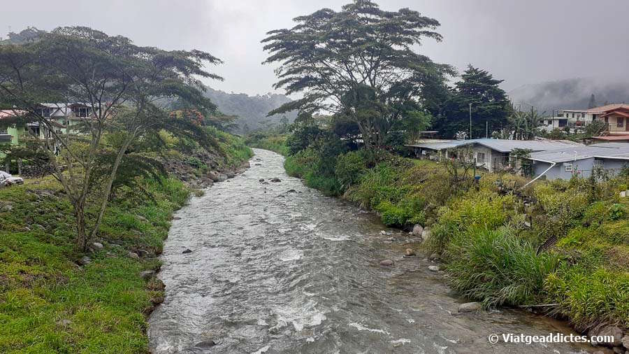 El río Caldera a su paso por Boquete Bajo