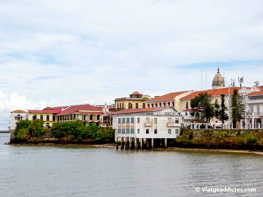 Vista de algunos edificios del Casco Antiguo (Ciudad de Panamá)
