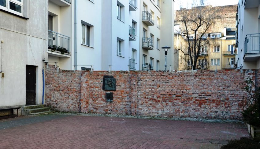 Muro del antiguo gueto, Varsovia