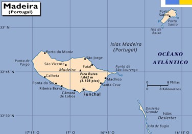 Mapa de Madeira