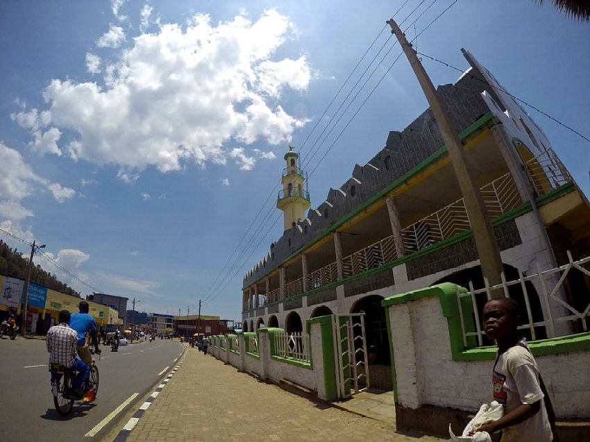 Imagen de la mezquita de Gisenyi