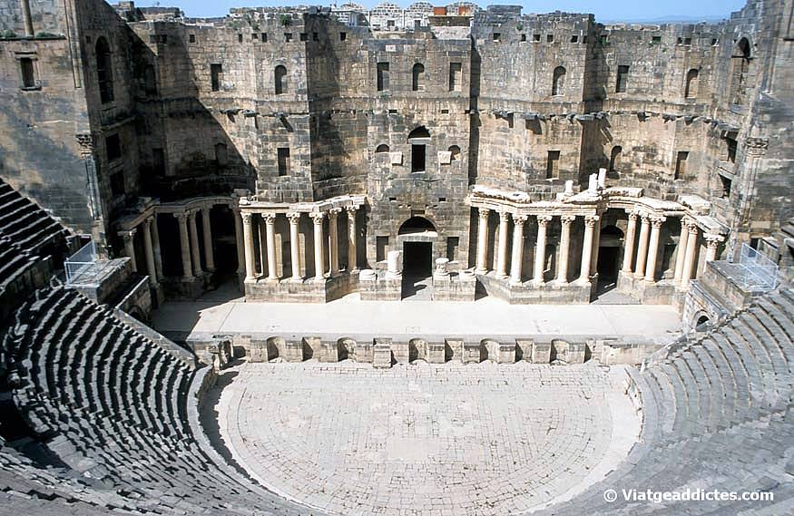 El magnífico Teatro Romano y Ciudadela de Bosra