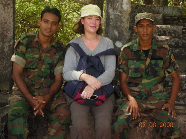Soldados en Sri Lanka