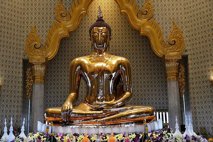 Buda de Oro, Templo de Wat Traimit, Bangkok