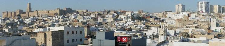 Vista de Sousse desde el hotel Emira