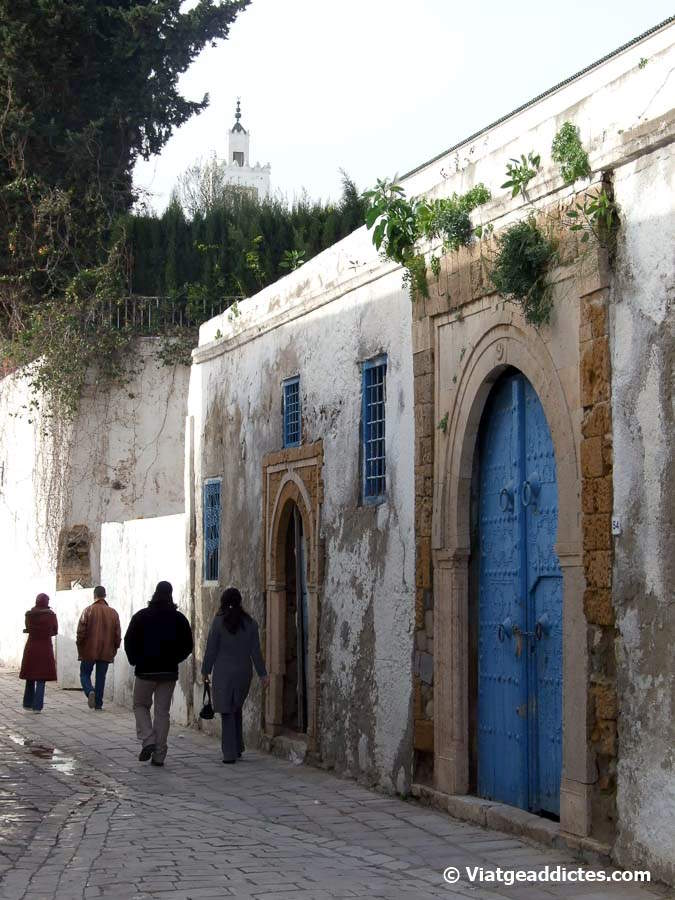 Carrer de la ciutat vella de Sidi Bou Saïd