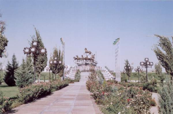 Parc del cavalls a Ashgabat