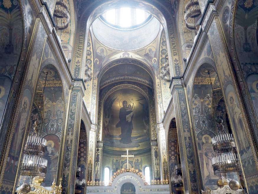 Interior de la Catedral de Sant Vladimir