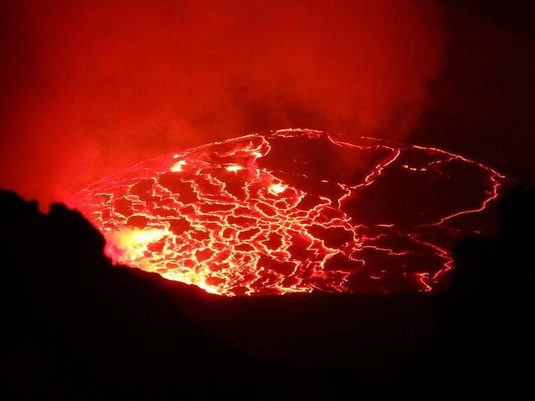 Llac de lava del volcà Nyiragongo (R.D.C.)
