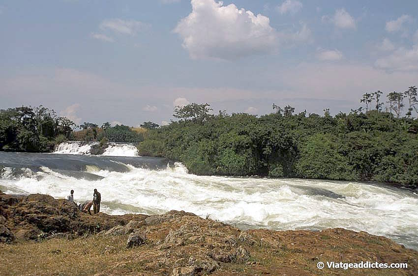 Las cascadas de Bujagali (río Nilo, cerca de Jinja)