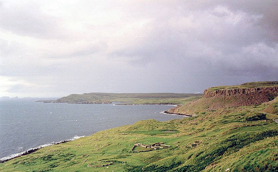 Prop de Duntulm, en l'extrem nord de l'illa d'Skye