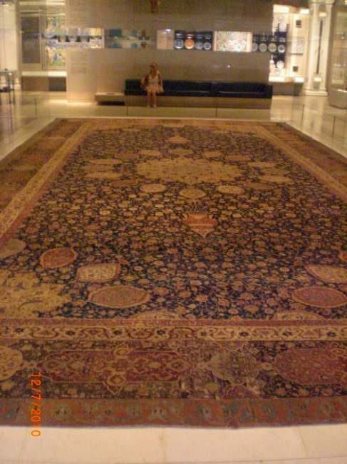 V. A. Museum, alfombra persa