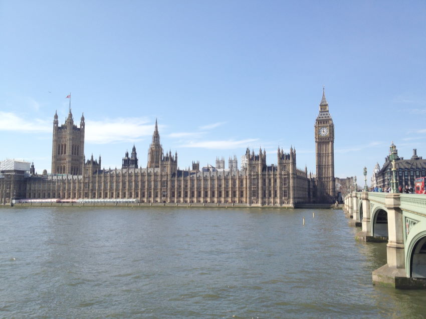 Vista de Westminster, el Big Ben i el riu  Tàmesi
