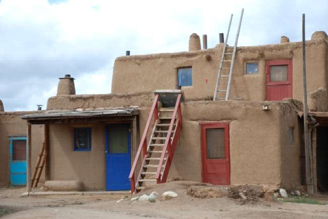 Cases de fang a Taos Pueblo
