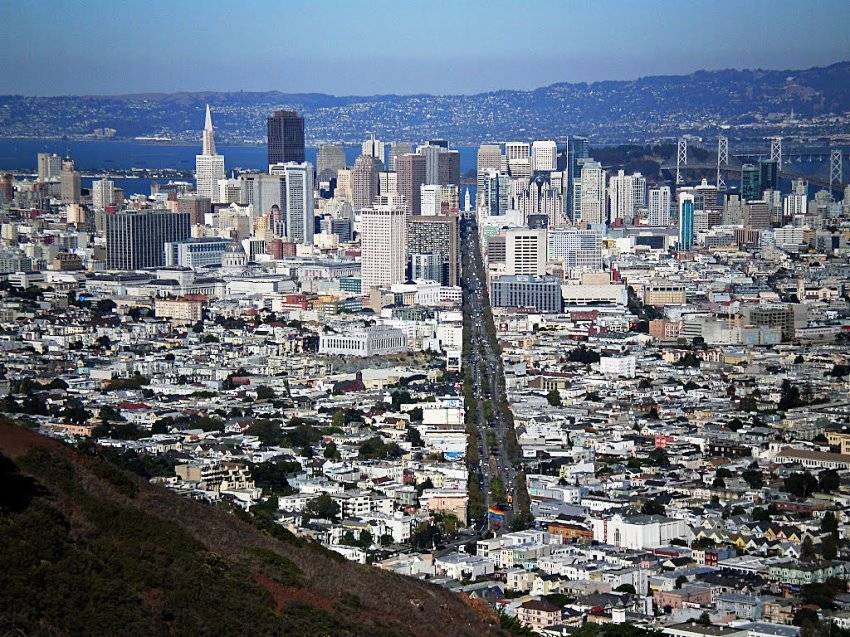 Vista de San Francisco desde Twin Peaks