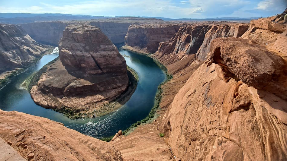 Imatge del riu Colorado a Horseshoe Bend (Arizona)
