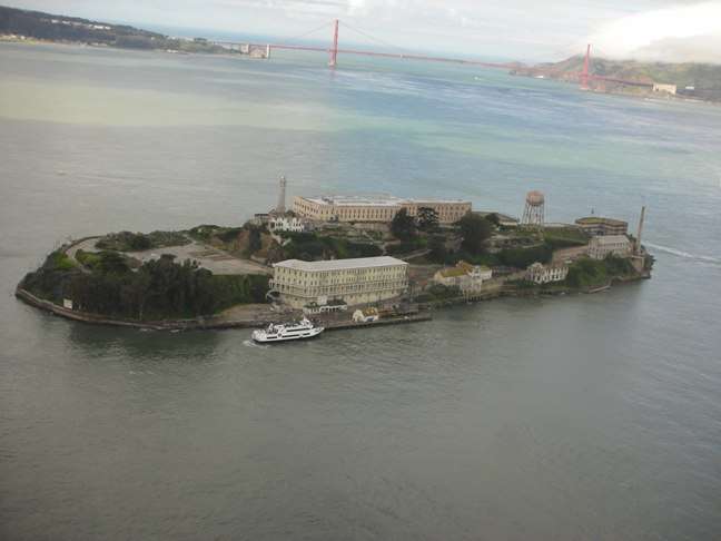 Isla de Alcatraz y el Golden Gate