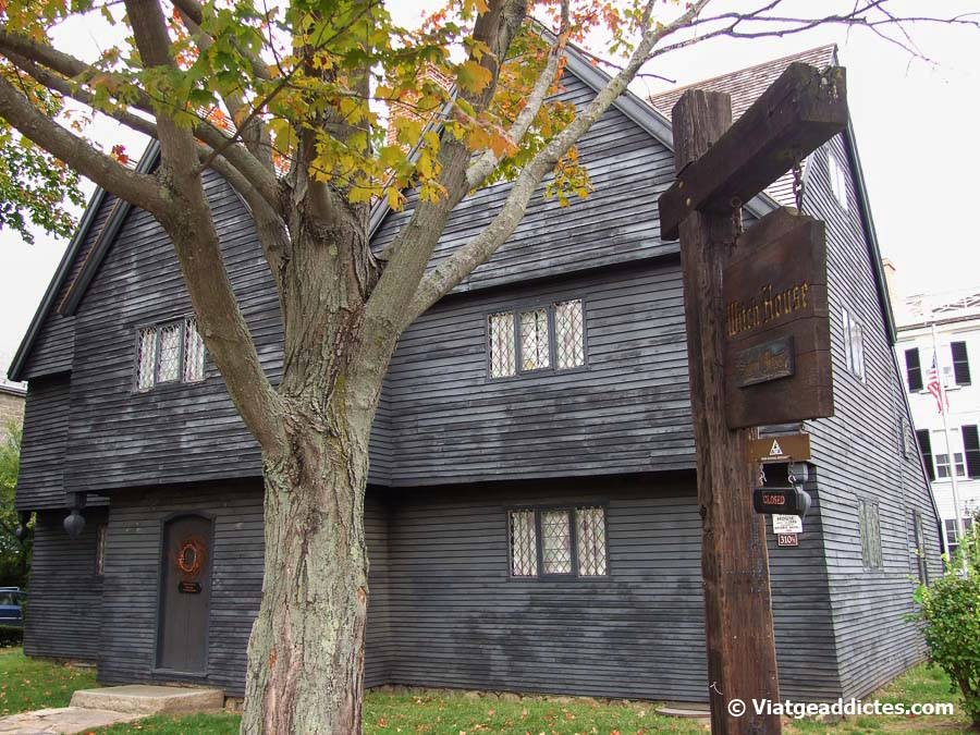 La Witch House, lugar directamente relacionado con el histórico juicio a las Brujas de Salem en 1692 (Salem)