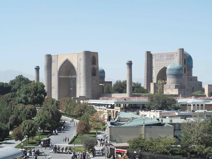 El mausoleu Gur-e-Amir (Samarcanda, Uzbekistan)