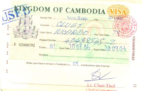 Visat de Cambodja