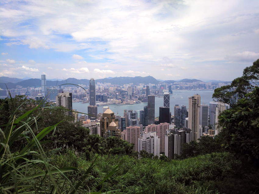 Vista de Hong Kong des del cim Victòria