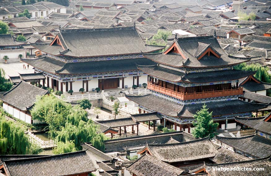 Vista de la ciudad vieja de Lijiang