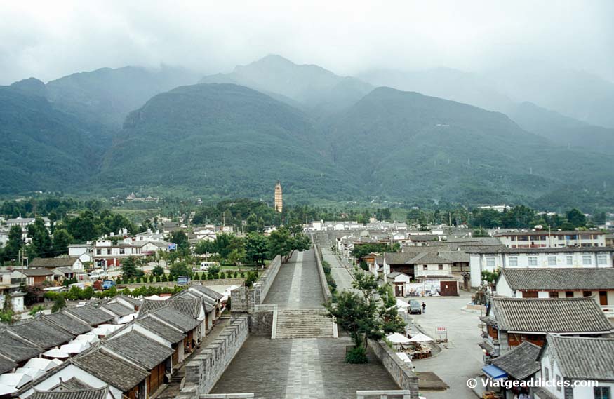 Vistas desde la muralla de Dali Gucheng