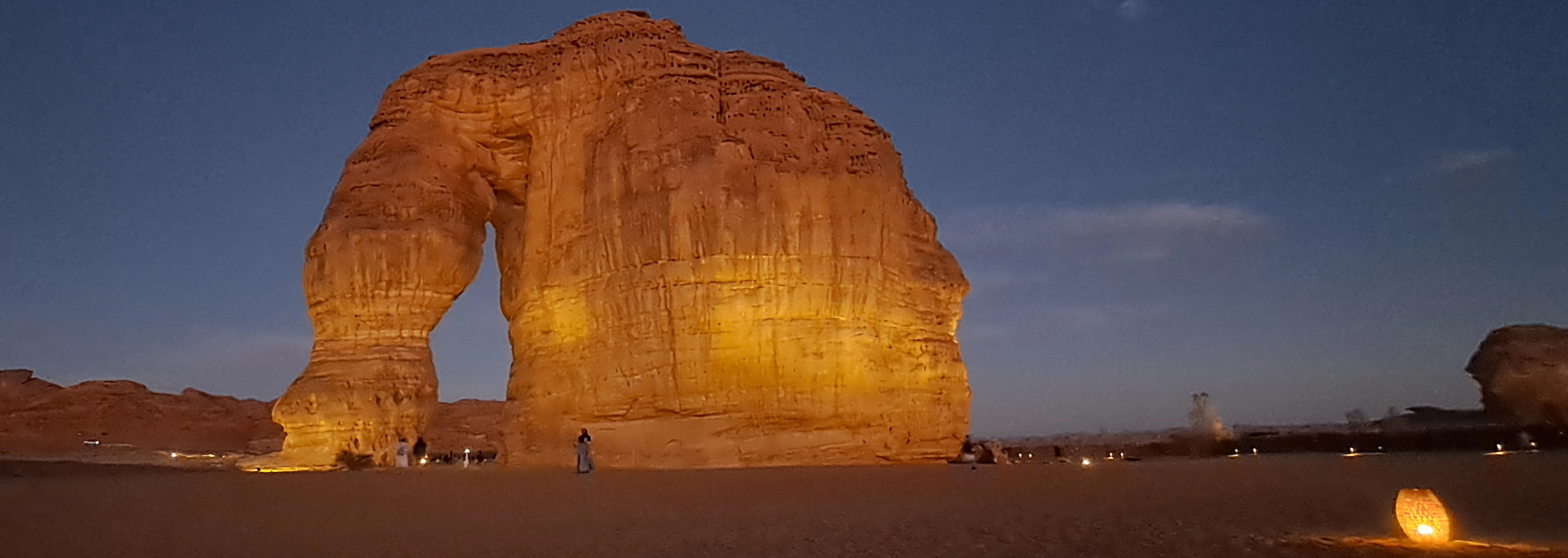 Capvespre a Jabal Al-Fil (Al-Ula, Aràbia Saudita)