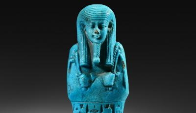 Escultura de l'exposició del Museu Egipci