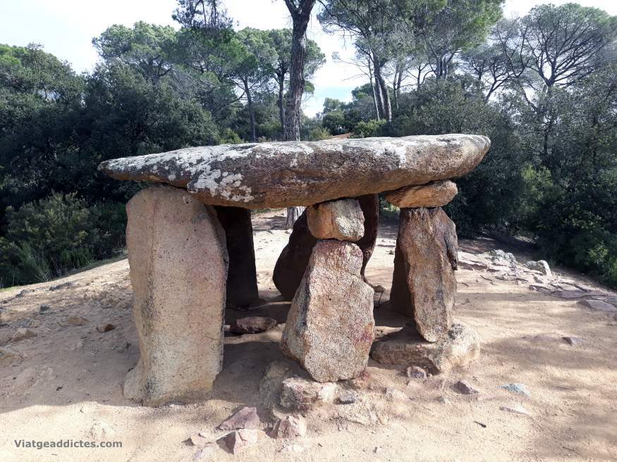 Imagen del megalito de la Pedra Gentil