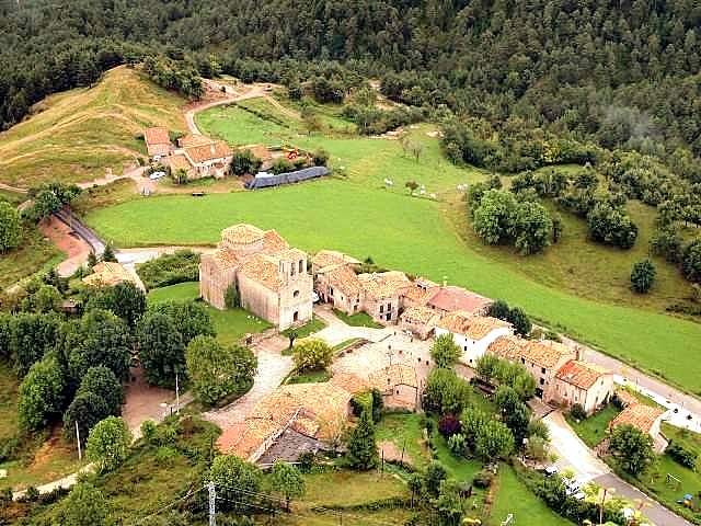 Vista de Sant Jaume desde el llano de las Forques